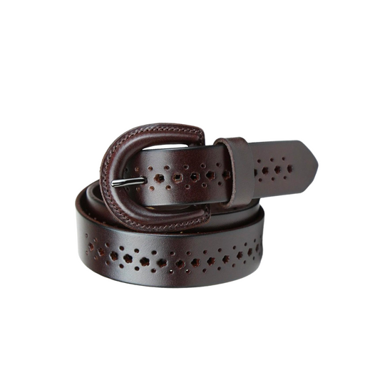 Belt Fully Covered In Leather For Women, Mia Model - Leather Purse Backpack