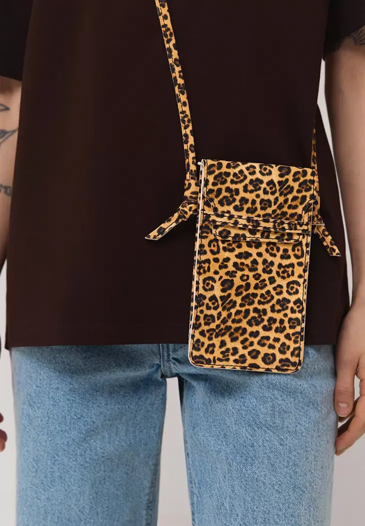 Leather Crossbody Phone Bag – Minimalist and Hands-Free Design - Leather Purse Backpack