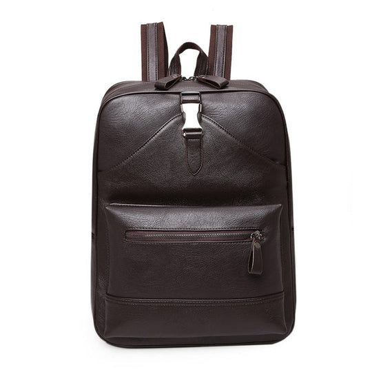 Men's and women's fashionable modern design leather backpack
