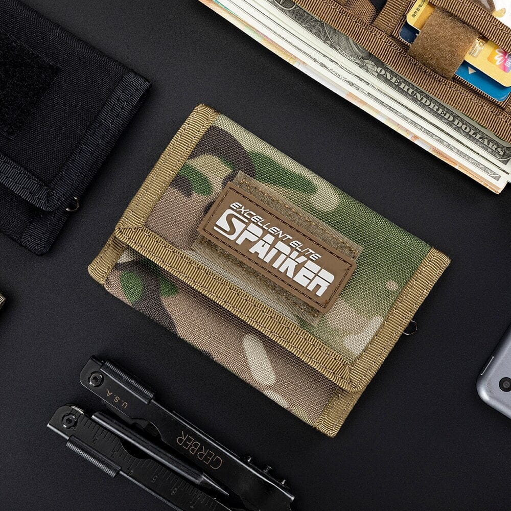 Tactical Wallet - Leather Purse Backpack