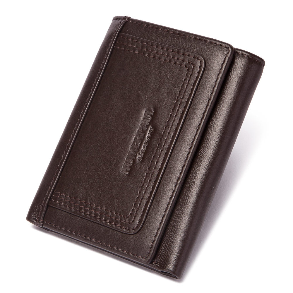 Tactical Wallet With Coin Pocket - Leather Purse Backpack