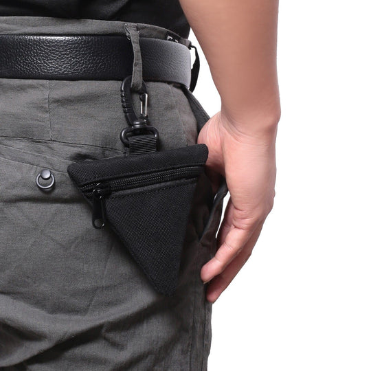 Men's Tactical Front Pocket Wallet - Leather Purse Backpack