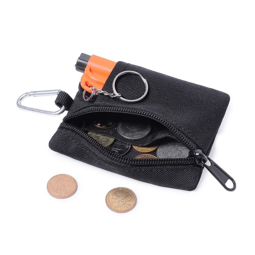Men's Tactical Front Pocket Wallet - Leather Purse Backpack