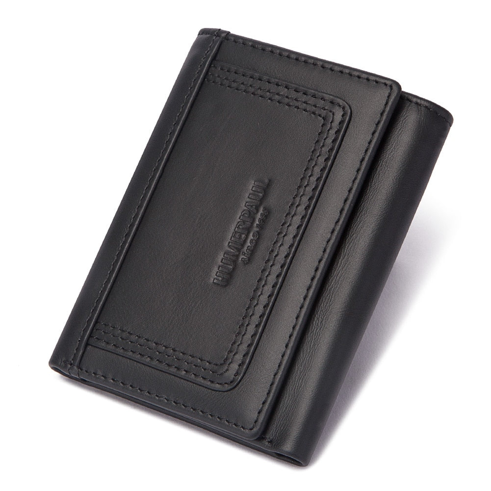 Tactical Wallet With Coin Pocket - Leather Purse Backpack