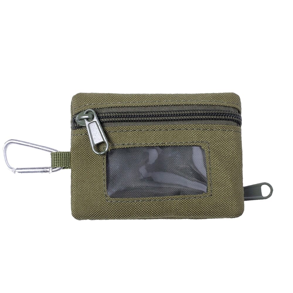 Men's Tactical Front Pocket Wallet - Leather Purse Backpack