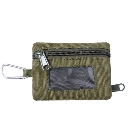 Men's Tactical Front Pocket Wallet - Leather Purse Backpack