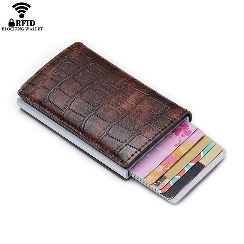 Tactical RFID Wallet - Leather Purse Backpack
