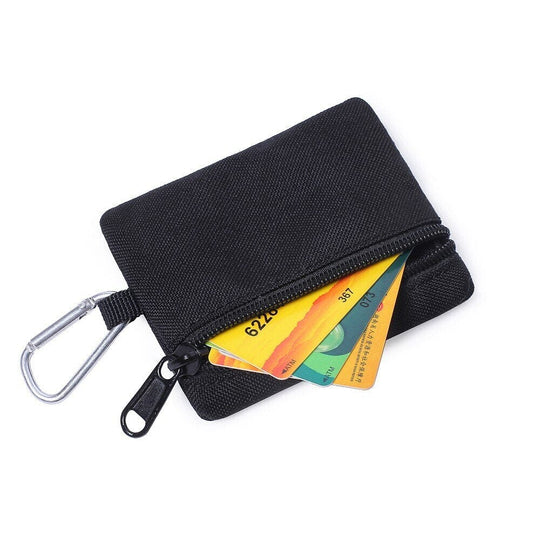 Men's Tactical Front Pocket Wallet - Leather Purse Backpack