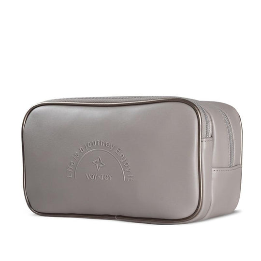 Toiletry organizer made of lightweight waterproof leather