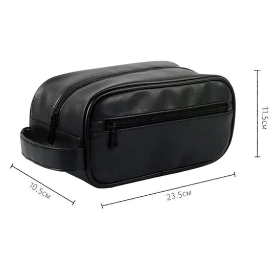 Water-resistant cosmetic travel bag