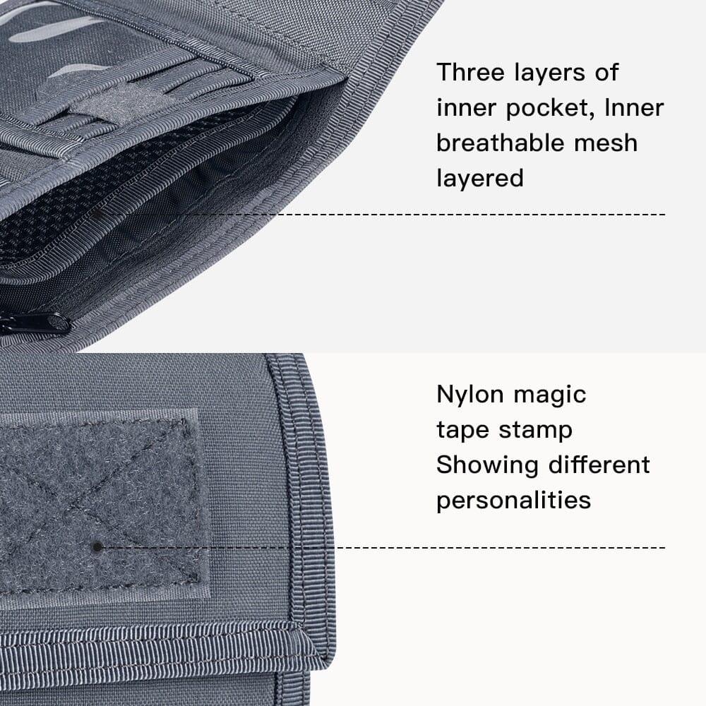Tactical Wallet - Leather Purse Backpack