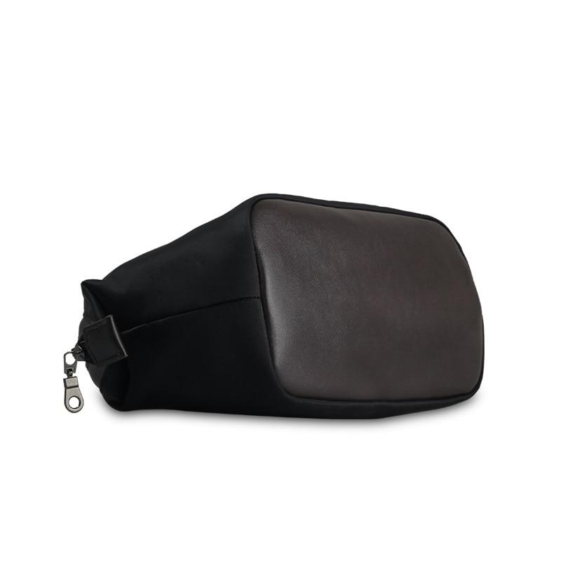 Sleek unisex travel toiletry bag