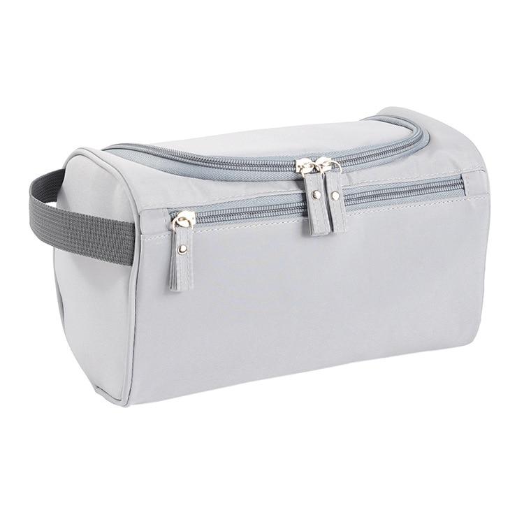 Sturdy and waterproof hanging shower toiletry storage for travel