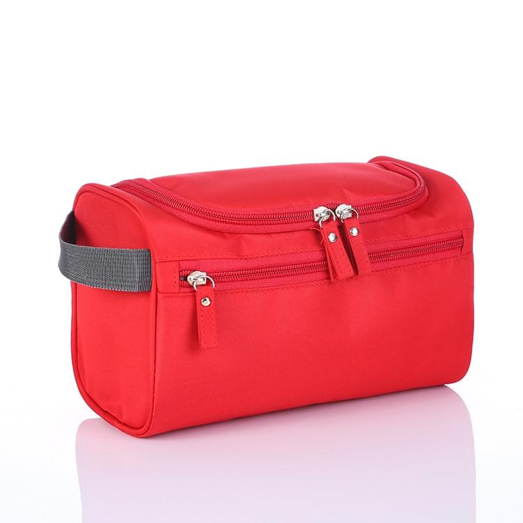 Sleek hanging toiletry travel bag with waterproof design