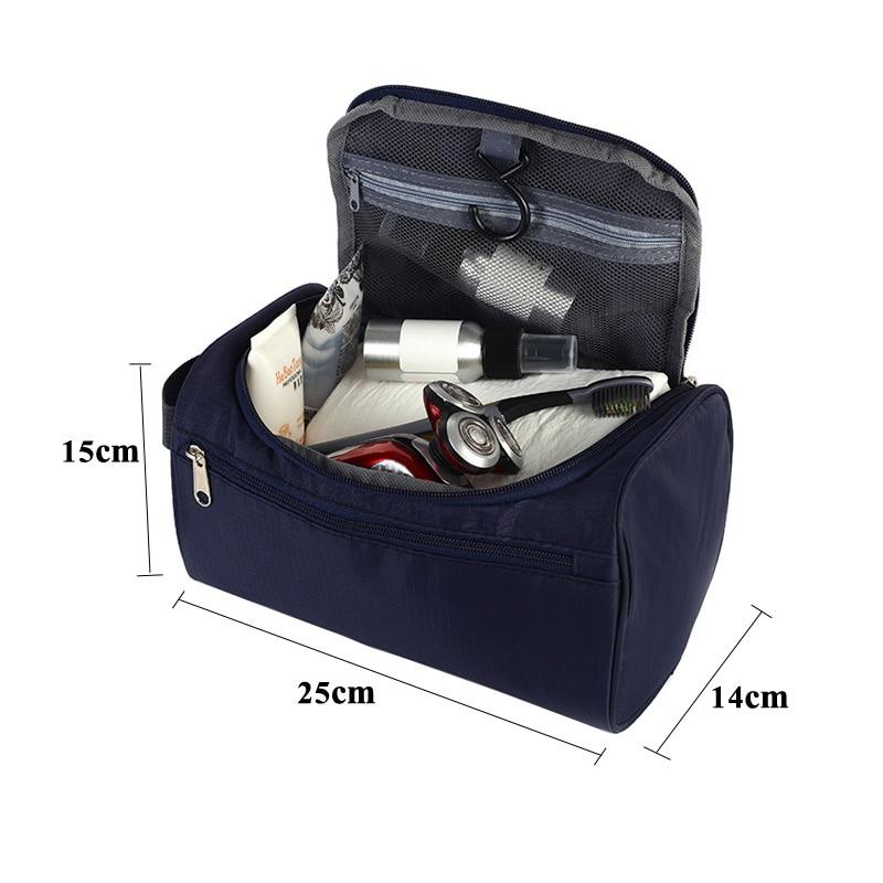Sleek hanging toiletry travel bag with waterproof design