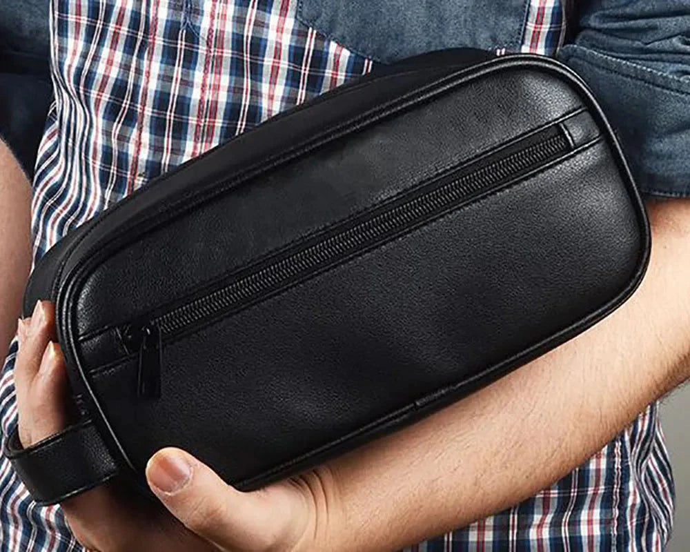 Waterproof cosmetic toiletry bag