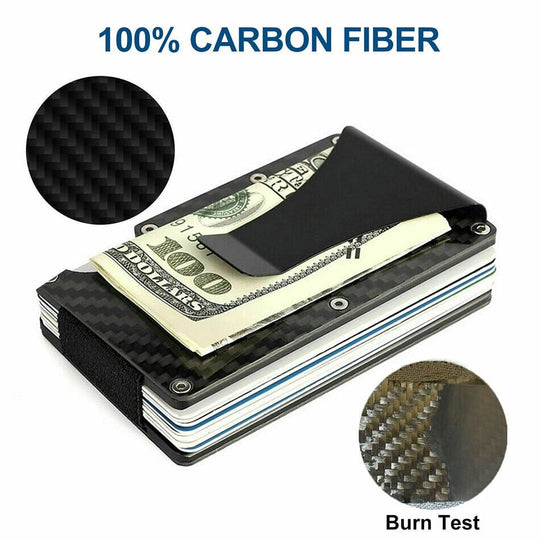 Tactical Wallet With Money Clip - Leather Purse Backpack