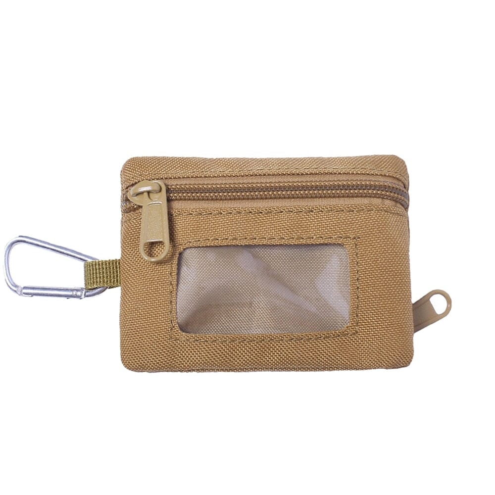 Men's Tactical Front Pocket Wallet - Leather Purse Backpack