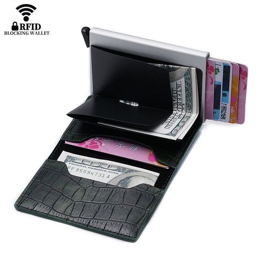 Tactical RFID Wallet - Leather Purse Backpack