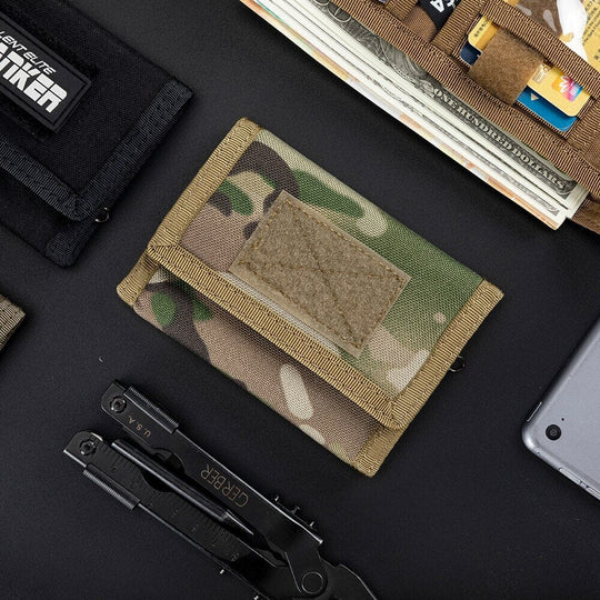 Tactical Wallet - Leather Purse Backpack