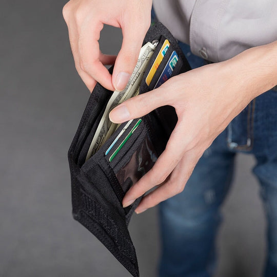 Tactical Wallet - Leather Purse Backpack