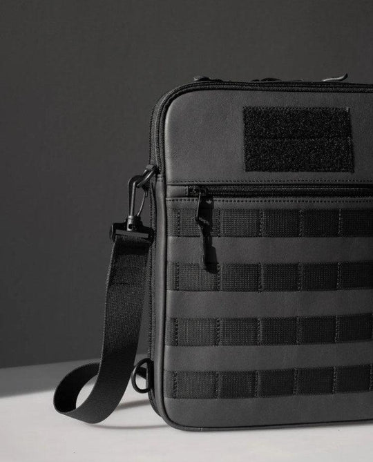 Stylish Men's Crossbody Bag - Compact Designer Pouch for Everyday Essentials - Leather Purse Backpack