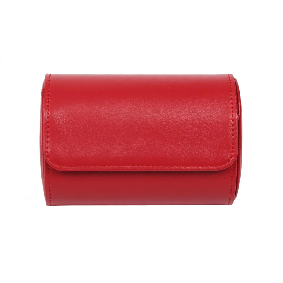 Elegant Alizarine Watch Case - Premium Leather and Flannel Protection - Leather Purse Backpack