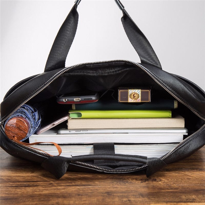 Versatile and stylish brown soft leather crossbody bag
