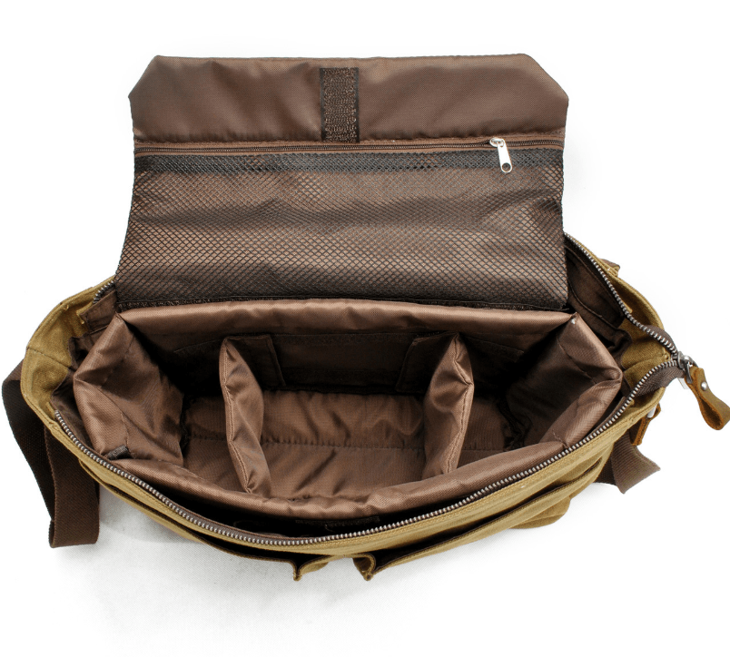 Elegant and functional crossbody camera bag for on-the-go photography