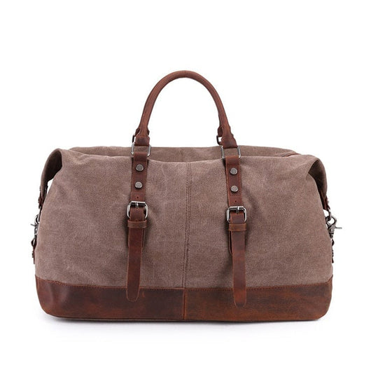 Retro large canvas duffle bag travel