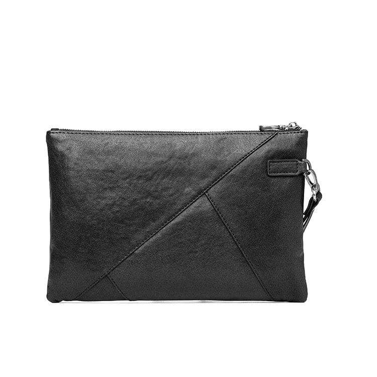 Genuine Cowhide Leather Men's Classic Business Clutch Bag - Leather Purse Backpack