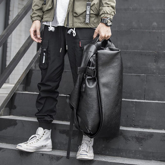 Handcrafted high-quality leather backpack with exclusive design