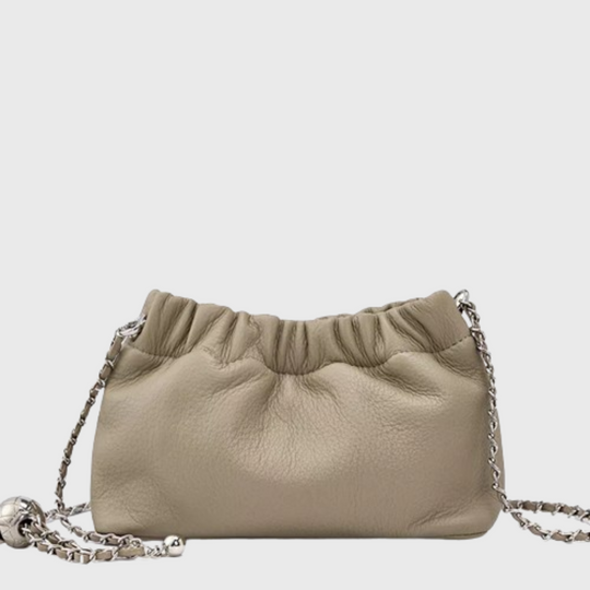 Designer leather crossbody bag