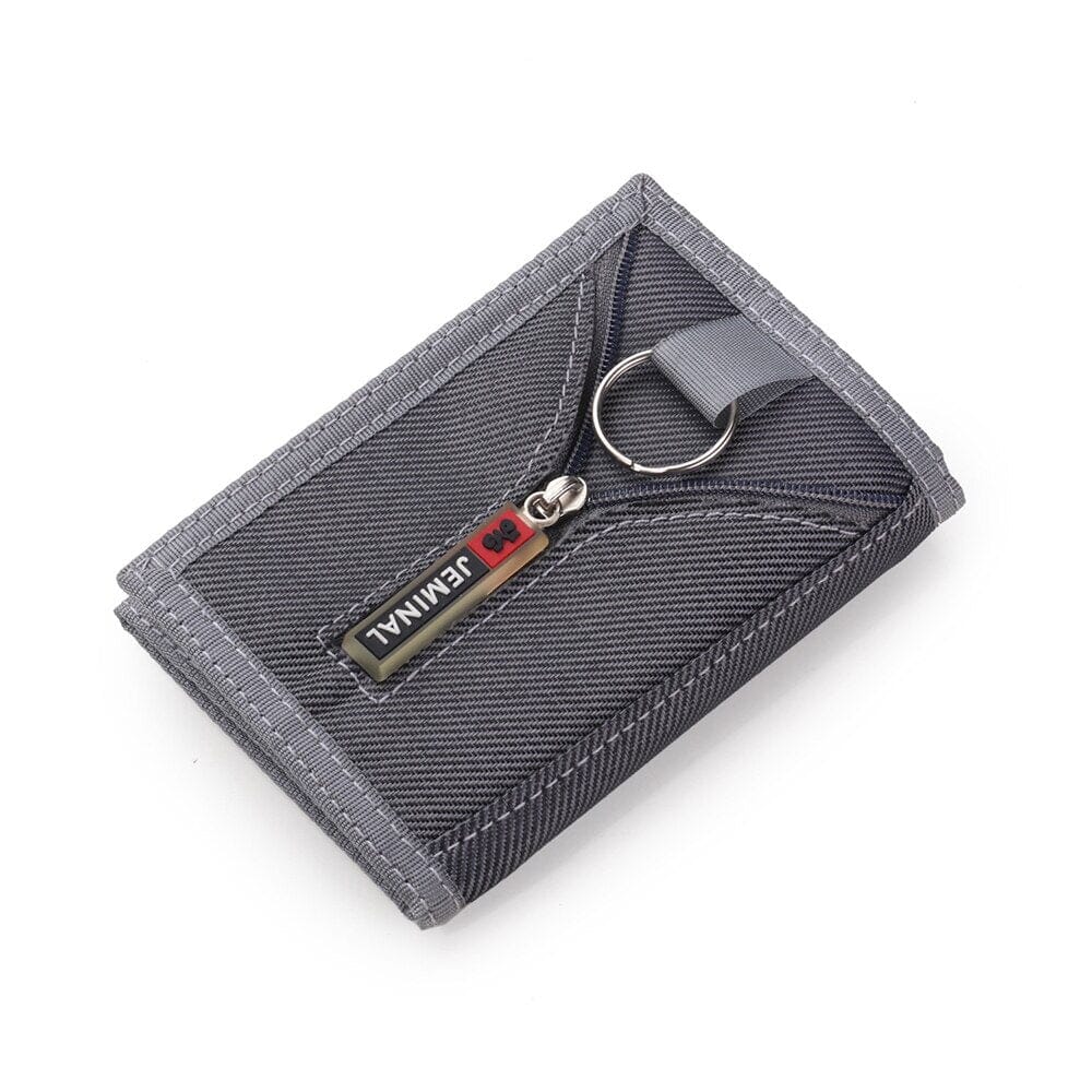 Mens Nylon Bifold Wallet Tactical - Leather Purse Backpack