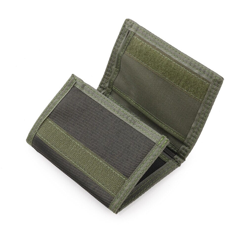 Mens Nylon Bifold Wallet Tactical - Leather Purse Backpack