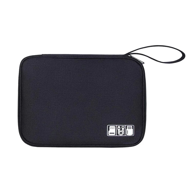 Watch and Bracelet Storage Bag - 8 Slot Organizer with Zippered Pocket - Leather Purse Backpack