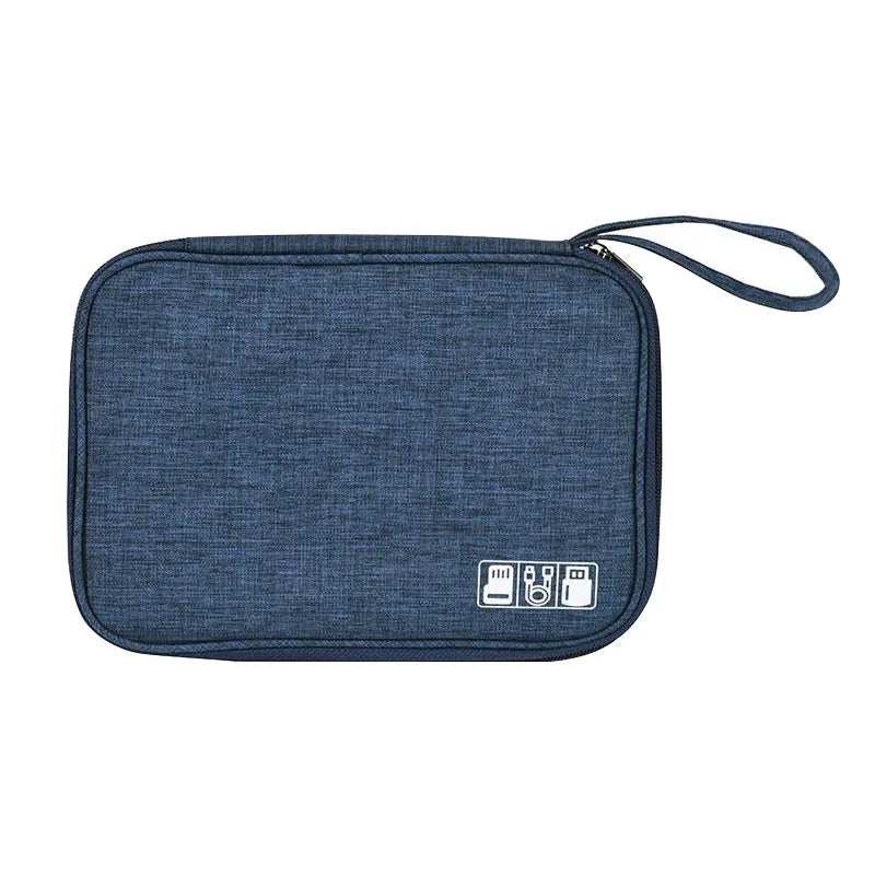 Watch and Bracelet Storage Bag - 8 Slot Organizer with Zippered Pocket - Leather Purse Backpack