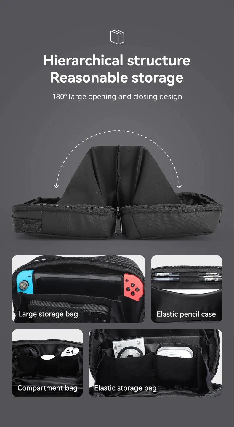 Travel-friendly washable waterproof toiletry case