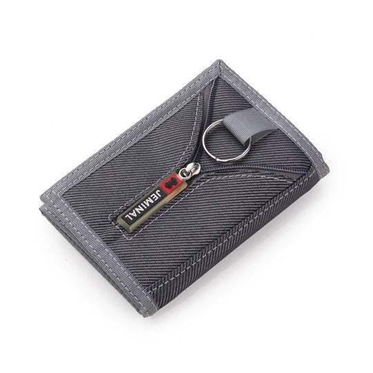 Mens Nylon Bifold Wallet Tactical - Leather Purse Backpack