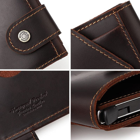 Tactical Leather Wallet - Leather Purse Backpack