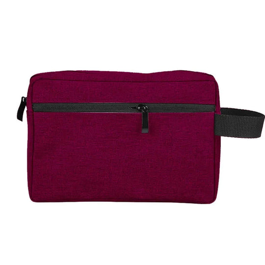 Sleek waterproof cosmetic bag