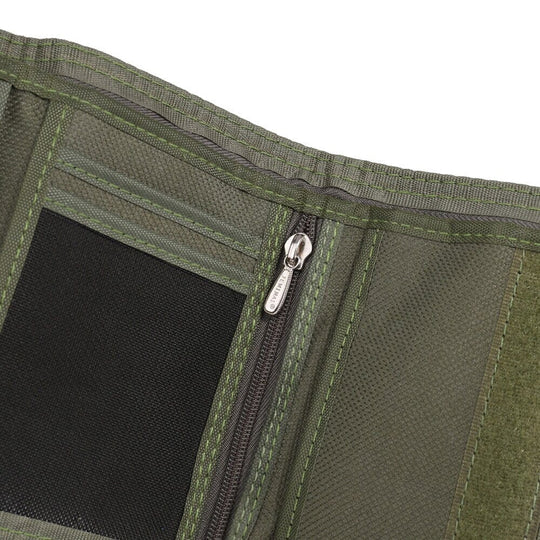 Mens Nylon Bifold Wallet Tactical - Leather Purse Backpack