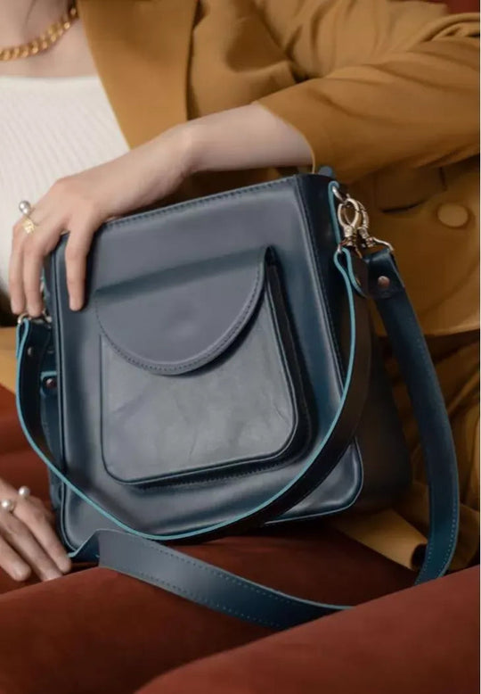 Luxury Women's Crossbody Bag – Made from Premium Leather - Leather Purse Backpack