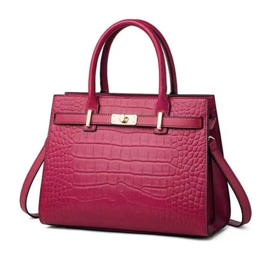 Luxury Designed Handmade Genuine Leather Women's Business Handbag - Leather Purse Backpack