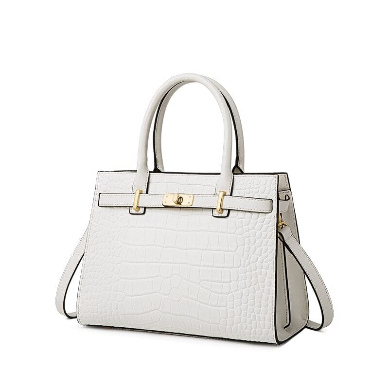 Luxury Designed Handmade Genuine Leather Women's Business Handbag - Leather Purse Backpack