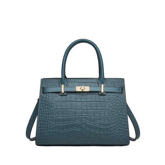 Luxury Designed Handmade Genuine Leather Women's Business Handbag - Leather Purse Backpack