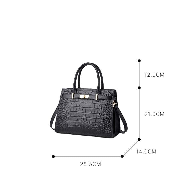 Luxury Designed Handmade Genuine Leather Women's Business Handbag - Leather Purse Backpack