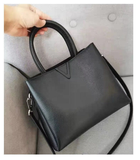 Elegant Designed Handmade Genuine Leather Women's Tote Bag - Leather Purse Backpack