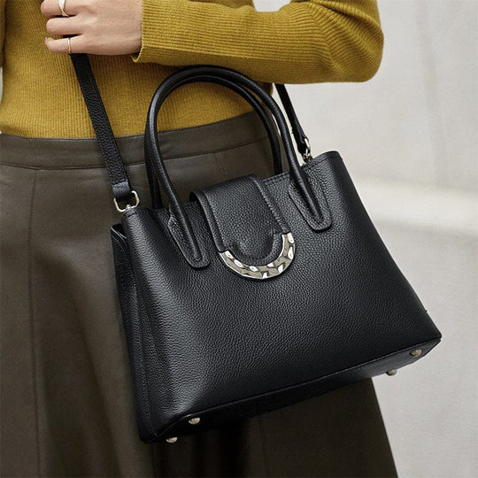 Genuine Leather Handmade Luxury Designed Women's Handbags - Leather Purse Backpack