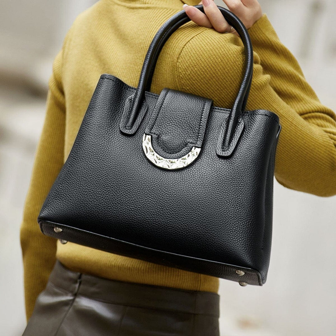 Genuine Leather Handmade Luxury Designed Women's Handbags - Leather Purse Backpack